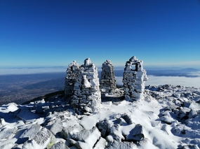 保加利亚冬季风光摄影图片